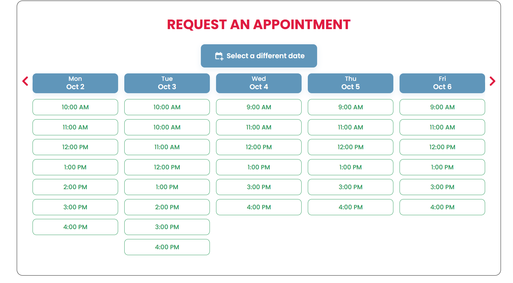 Create Real Time Appointment From Your Profile